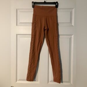 Aerie Leggings with Lace Accent